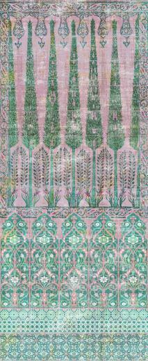 Topkapi Wallpaper Yard Panel Roll The Nicolette Mayer Collection