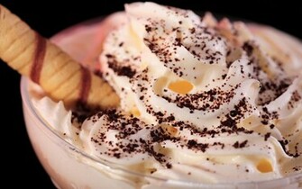Ice Cream With Chocolate Crumbs Wallpaper And Image