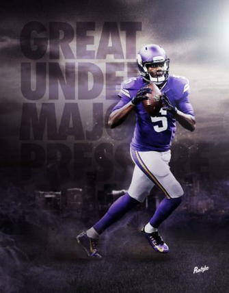 Vikings Creative Teddy Bridgewater Adam Thielen On
