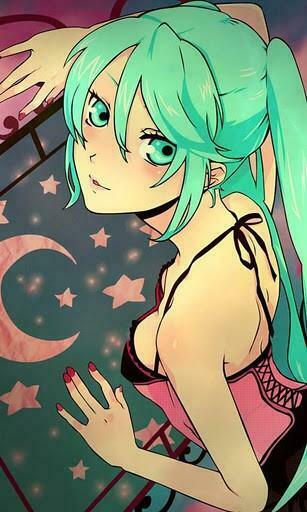 Bigger Wallpaper Hatsune Miku Manga For Android Screenshot
