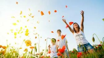 Happy Family Wallpaper Background HD