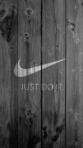iPhone Wallpaper Wood Custom Nike