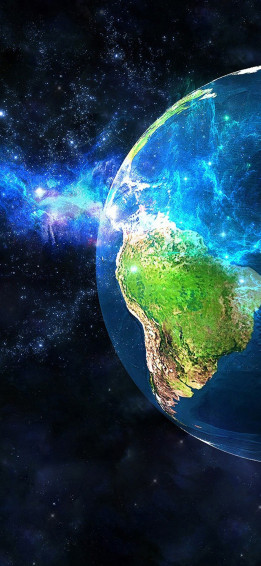 3d Earth iPhone Xs And Max Wallpaper HD