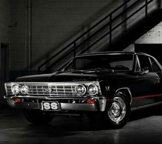 Black Muscle Car Wallpaper HD Widescreen Desktop And Machines