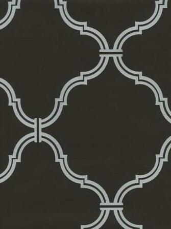 Quatrefoil Trellis Wallpaper By Brewster Traditional