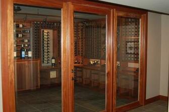 Custom Wine Cellar Doors