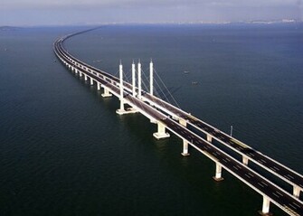 Jiaozhou Bay Bridge Wallpaper China