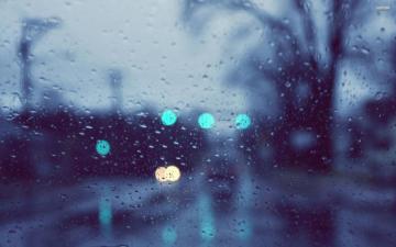 Aesthetic Rain Wallpaper Top Background