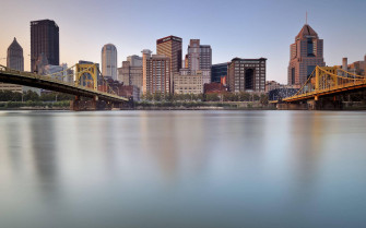 Pittsburgh Daylight River Wallpaper