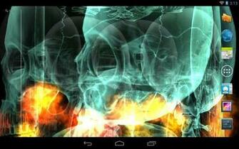 Skull Fire Live Wallpaper Aplikacje Android W Google Play