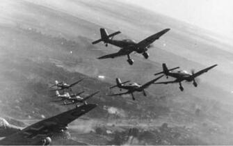A Wing Of German Ju Stukas Wallpaper And Background Image