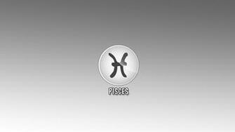 Wallpaper Zodiac Signs Sign Pisces On The Gray Background