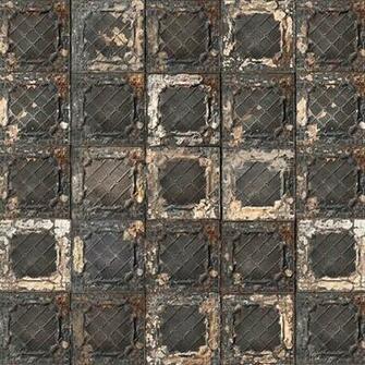 Brooklyn Tin Tiles Wallpaper From Rockett St George Industrial Chic