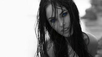 Black And White Megan Fox Wallpaper