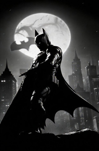 Black And White Batman Wallpaper