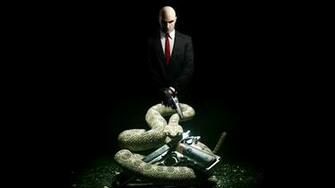 Hitman Snake Pistol Bald Agent Wallpaper Background Full HD