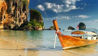 Tropical Boats Wallpaper Hi Res High Resolution