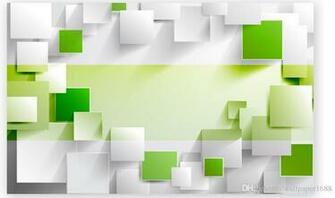 Full Vector 3d Stereo Magic Square Background Wall Wallpaper For