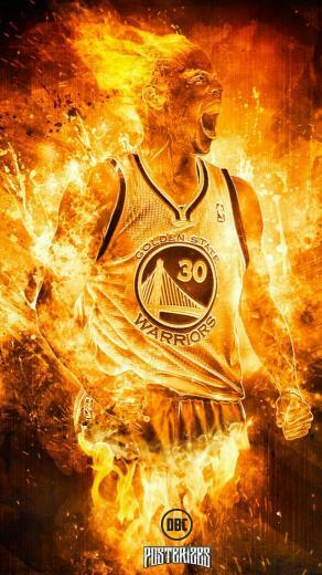 Stephen Curry Human Torch Wallpaper Posterizes Nba