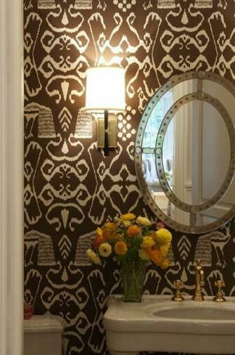 David Hicks Wallpaper Decor Pad Bath