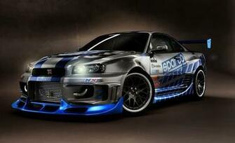 Nissan Skyline Gtr Paulwalker Nos Boss Fast And Furious