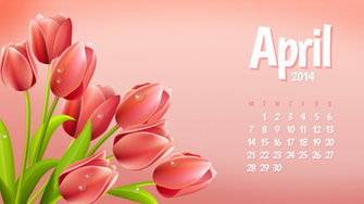 Wallpaper Calendar April Szaboka
