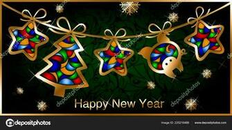 Vector Design Greetings Cards Christmas And Happy New Year HD