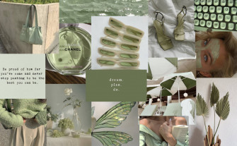 Pastel Green Aesthetic Laptop Wallpaper