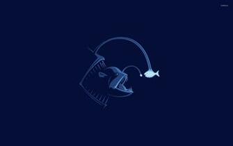 Anglerfish Wallpaper Minimalistic