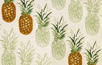Pineapple Wallpaper By Jenny Wilkinson