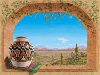 Adobe Abode Wall Art Southwestern Wallpaper By Murals Your Way