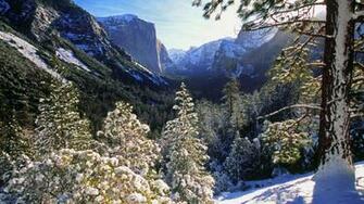 El Capitan Winter Wallpaper HD Background