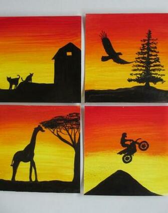 Colorful S Upcoming Events Silhouette Paintings For Kids