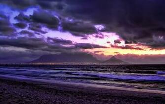 Cape Town Purple South Africa Wallpaper Nature Landscape