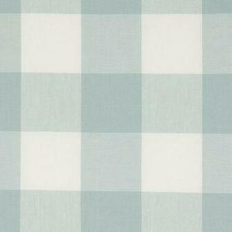 Buffalo Check Fabric Duck Egg Blue