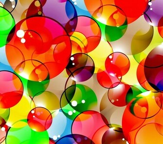 Colorful Bubbles High Quality And Resolution Wallpaper