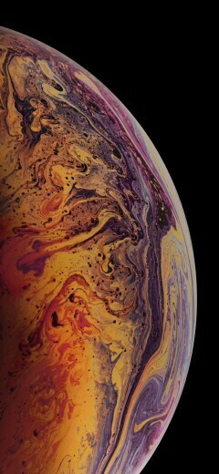 The iPhone Xs Max Wallpaper Of Bubbles Osxdaily