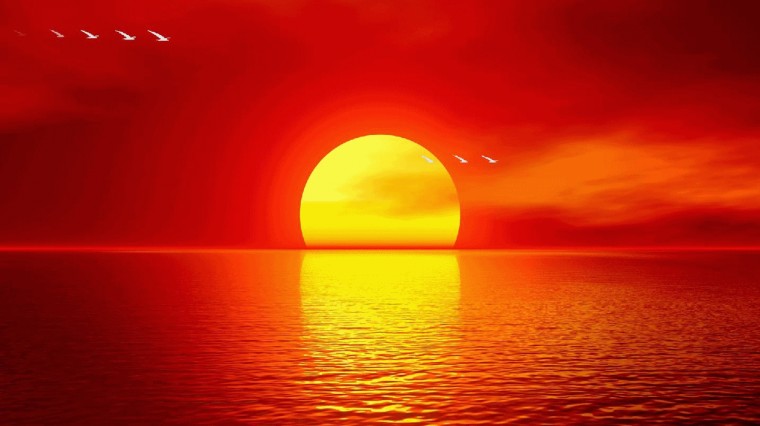 Beautiful Ocean Sunset Wallpaper All