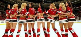 Chicago Blackhawks Ice Crew Girls For The Hawks Celebrate