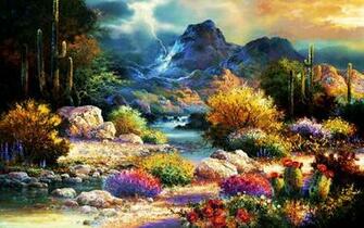 Beautiful Spring Time Valley Desktop Pc And Mac Wallpaper
