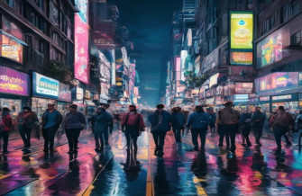 Street Wallpaper HD Night City
