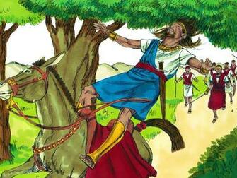 BibleImage Absalom Rebels Against King David