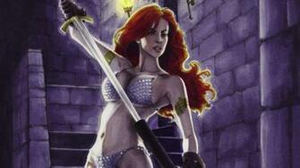 Red Sonja Comic Character Hero Sword Bow Beaury Redhead Sweet