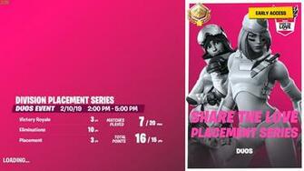 Got My First Pin In The Share Love Tournament Fortnitebr
