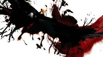 The Raven Dark Blood Wallpaper