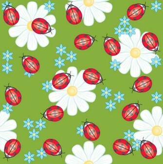 Eps File Ladybug Flower Background Vector Name