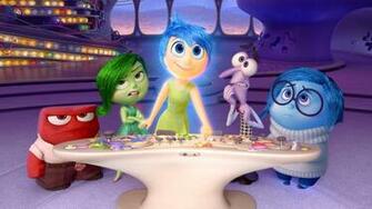 Wallpaper HD Inside Out Anger Disgust Joy Fear Sadness