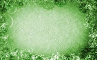Green Swirls Border Background For Powerpoint And Frame