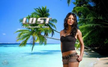 Beach Evangeline Lilly Lost Series Wallfox Net