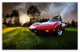Old Chevrolet Corvette HD Desktop Wallpaper High Definition